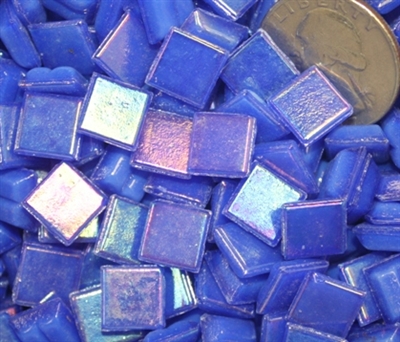 Metallic Mini Tiles..Blue..3/8