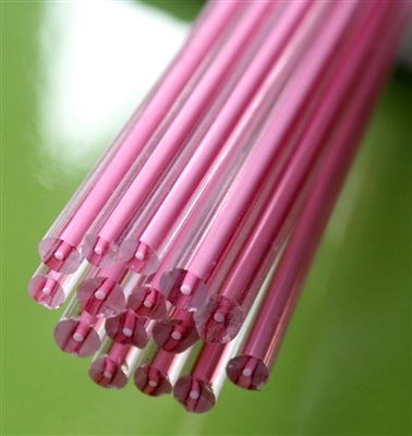 Rods..52-Pink Filigrana..4-5mm